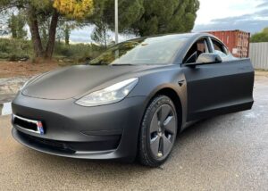 TOTAL COVERING TESLA MODEL 3 – NOIR MAT – 3M