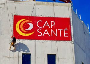 BÂCHE XXL NOUVELLE CLINIQUE – CAP SANTÉ