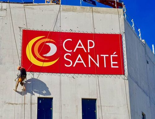 BÂCHE XXL NOUVELLE CLINIQUE – CAP SANTÉ