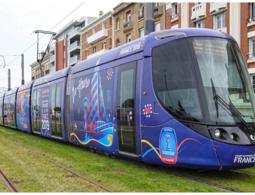 TOTAL COVERING D’UN TRAMWAY ÉVÈNEMENTIEL POUR LA VILLE DU HAVRE