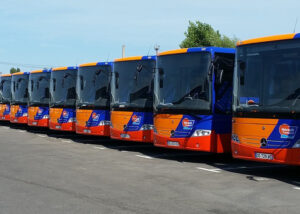 Réalisation d’une flotte de 150 Bus en total covering