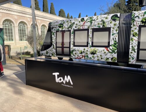 Un tramway en 3D pour dévoiler le nouveau design de la Ligne 5 de Montpellier : une réalisation signée SIGNASUD