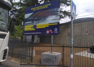 PANNEAU CHANTIER MONTPELLIER METROPOLE