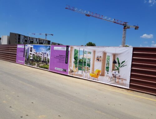 Palissade Kaufman & Broad – Chantier Montpellier